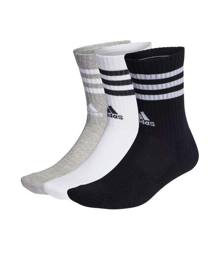 x3 Chaussettes Noires/Grises/Blanches Homme Adidas IC1323 - 37/39