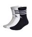 x3 Chaussettes Noires/Grises/Blanches Homme Adidas IC1323 - 37/39-1