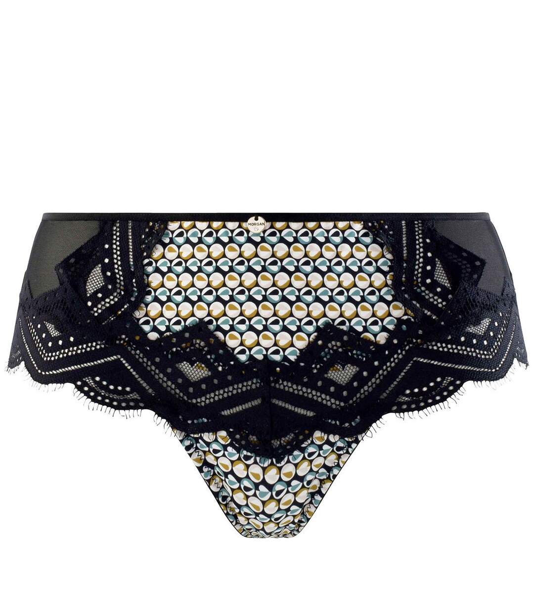 Shorty tanga noir Candice