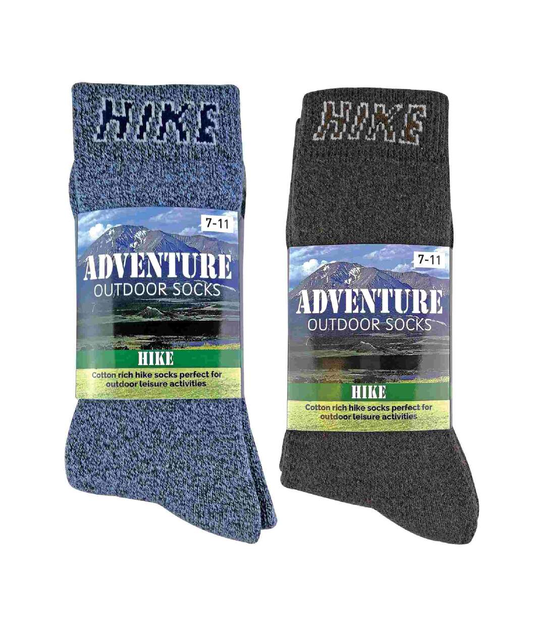 6 Pack Mens Soft Breathable Cotton Hiking Socks for Summer-2