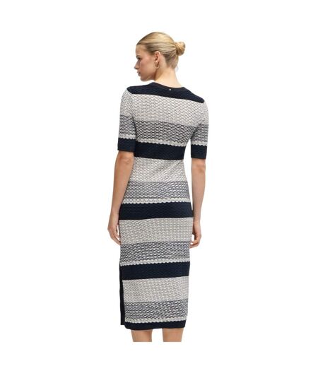 Robe Style À Rayures Etanah Femme Marron Boss
