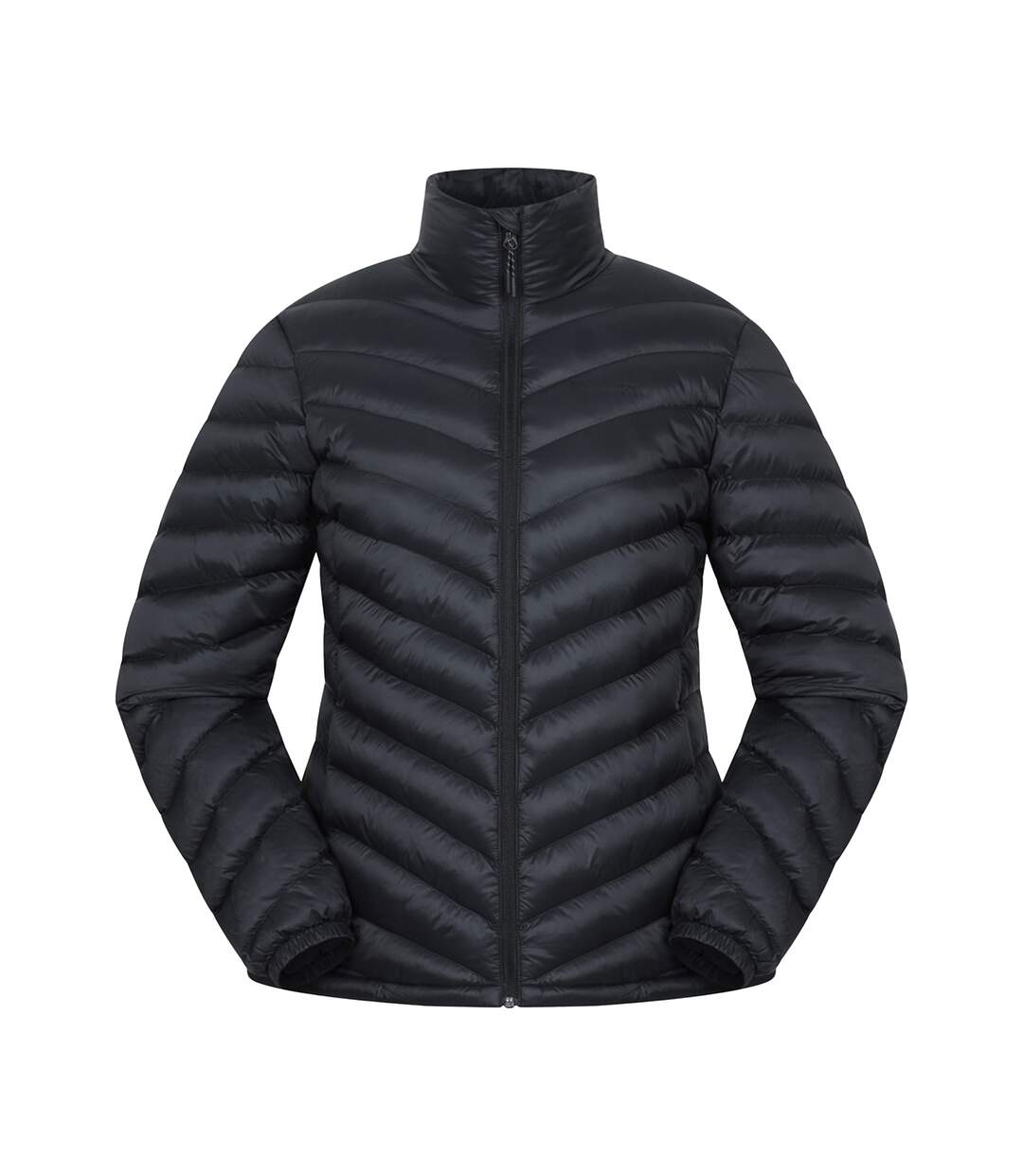 Womens/ladies Vista Padded Jacket Black Mountain Warehouse-2