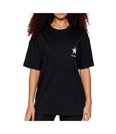 T-shirt Noir Femme Converse Infill Star 10023207 - L