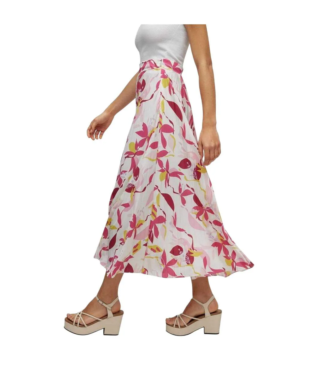 Womens/ladies Erikes Skirt Multicoloured Boss-4