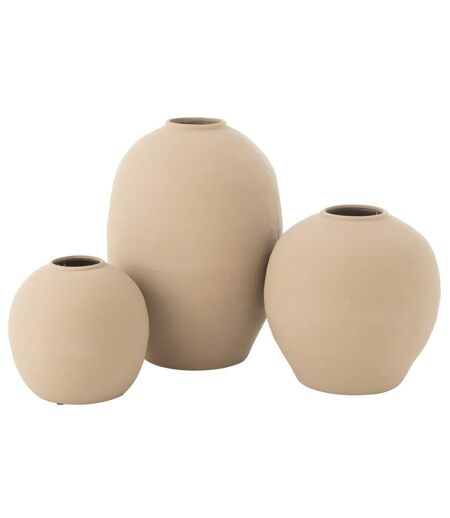 Vase Déco en Argile Cassia 28cm Naturel