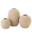 Vase Déco en Argile Cassia 28cm Naturel-2