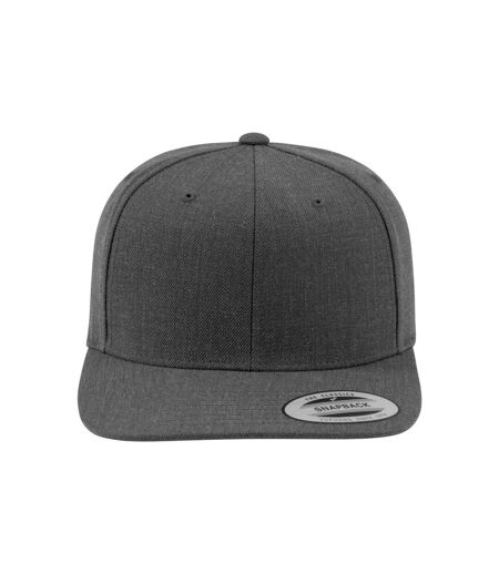 Unisex Adult Classic Snapback Cap Dark Grey Dark Grey Flexfit