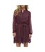Robe bordeaux femme vila falia-1