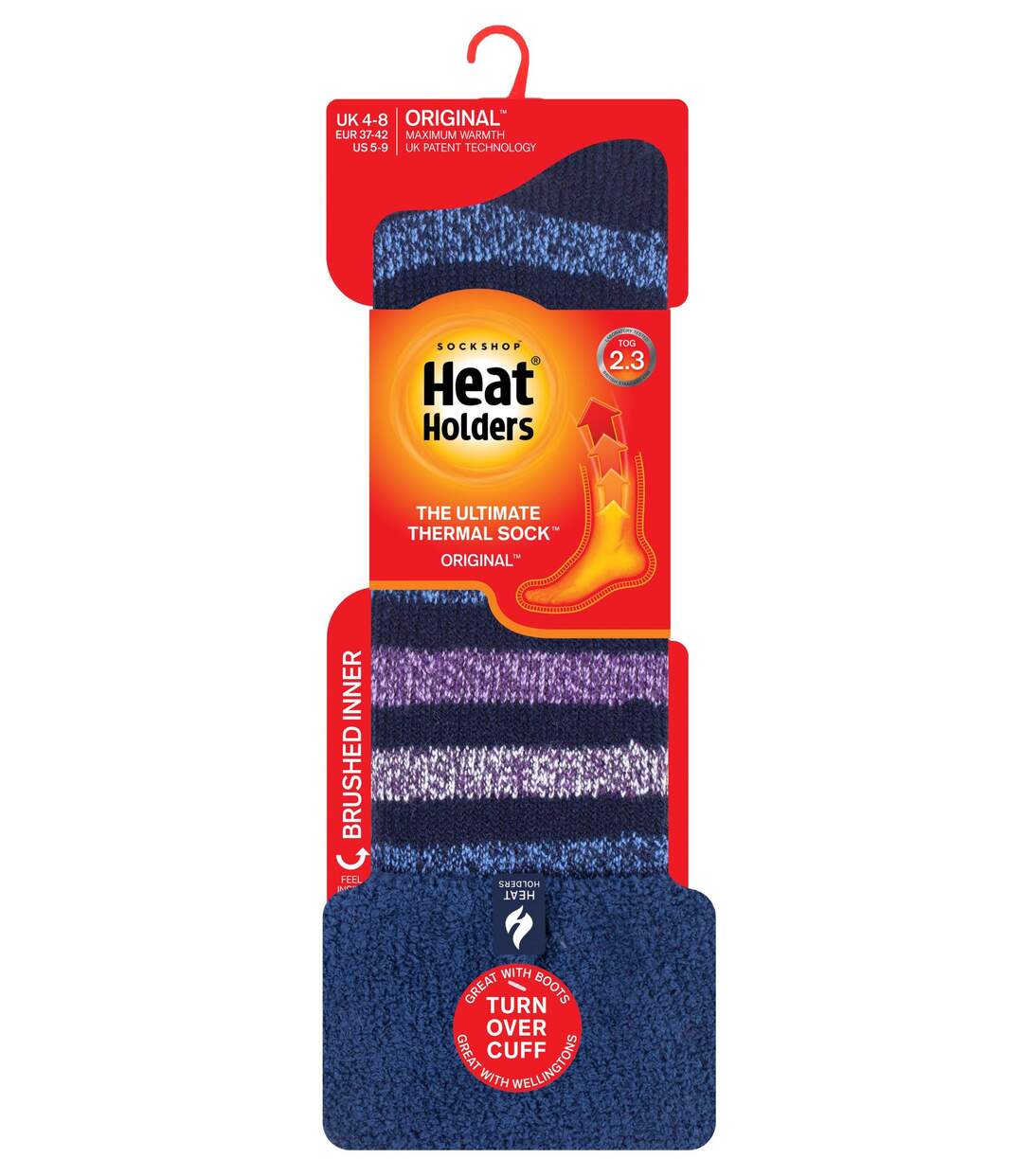 Heat Holders - Femme Chaussettes Hiver | Longues Rayures Chaussettes pour Bottes-2