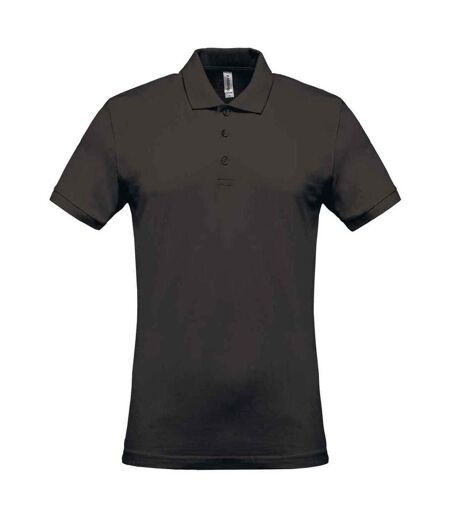 Kariban Mens Pique Polo Shirt (Dark Grey)