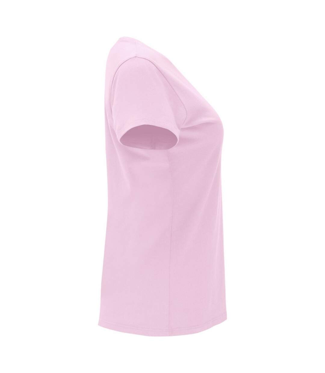 Womens/ladies Capri Short-sleeved T-shirt Light Pink Roly-4