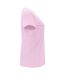Womens/ladies Capri Short-sleeved T-shirt Light Pink Roly-4