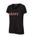 T-shirt fingal enjoy every moment femme noir Regatta