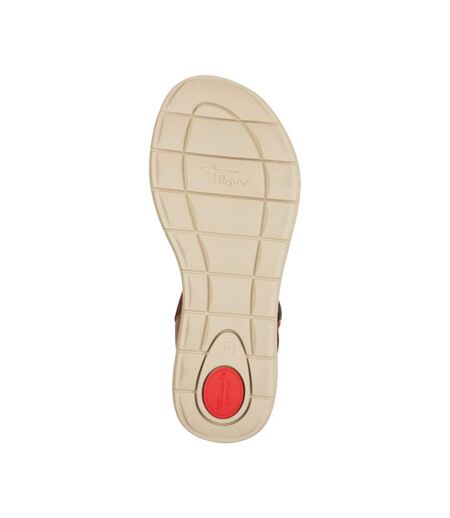 Sandales Compensé Cuir Tamaris