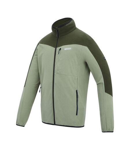 Veste Polaire Freesdale Homme Sauge Clair Kaki Foncé Regatta