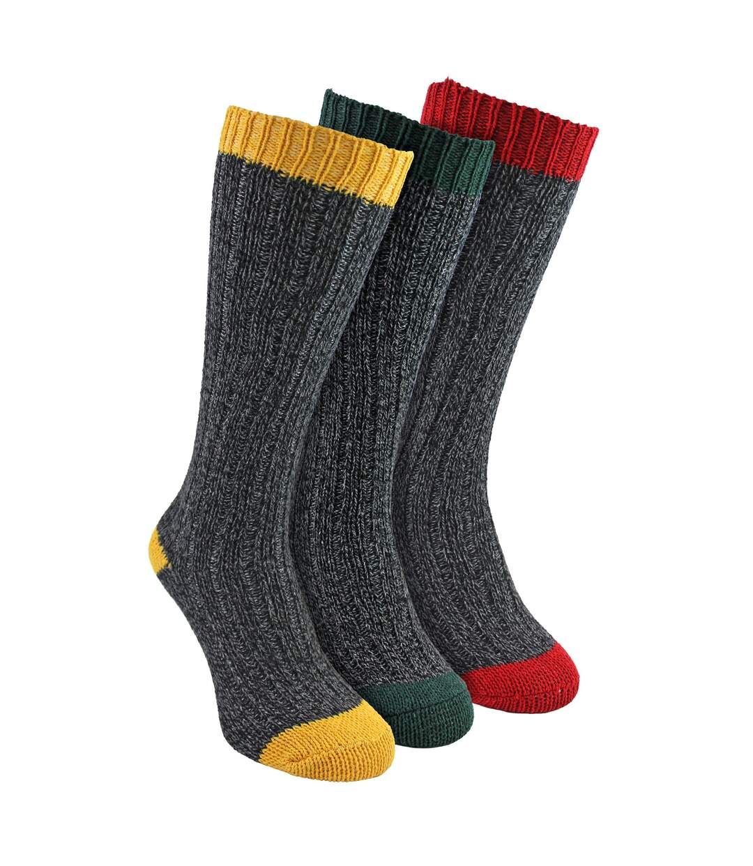 Sock Snob - 3 paires de chaussettes femme extra longues en laine douce et chaude-1
