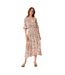 Robe Plage Motif/style Fraise Femme Blanc Cath Kidston-4
