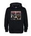 Unisex Adult Halved Threshed Run Dmc Hoodie Black Amplified-1