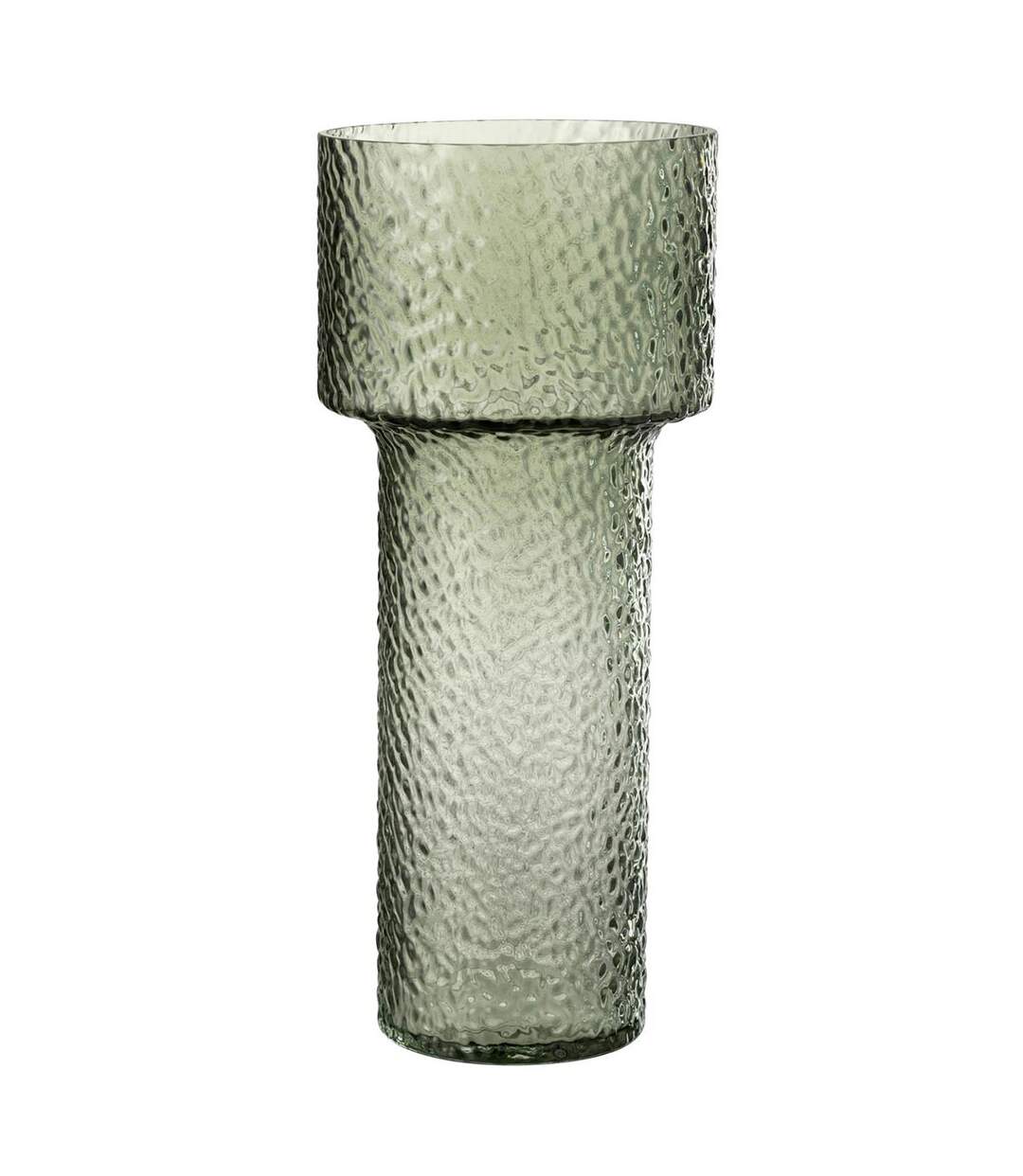 Vase Design en Verre Betty 45cm Vert-1