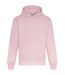 Sweat à capuche signature adulte rose clair Awdis