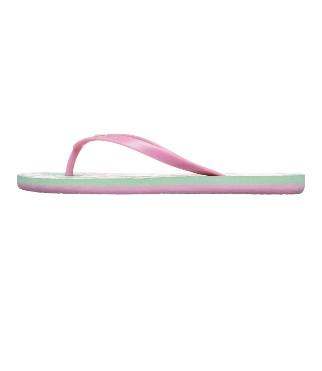 Tongs Plage Femme Vert Rose Roxy-2