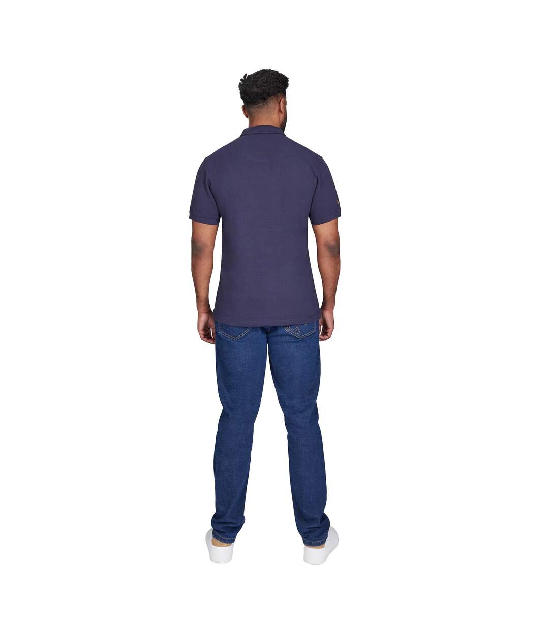 Polo homme bleu marine Raging Bull-2