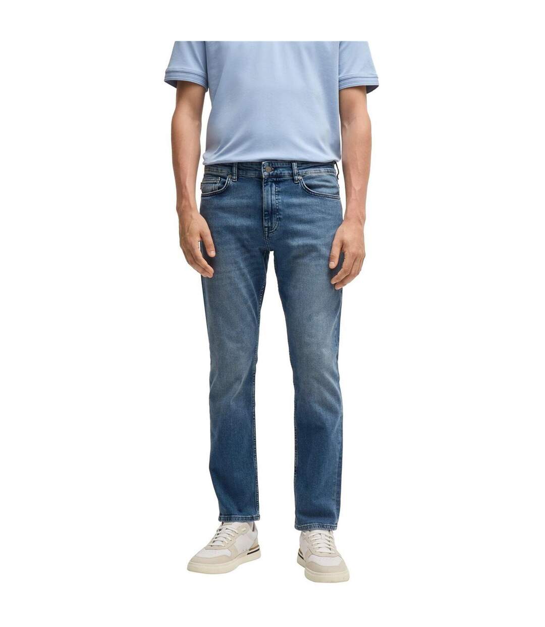 Mens Delaware Bc-l-c Slim Leg Jeans Blue Boss-3