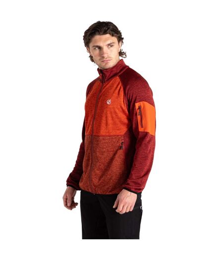 Mens Torrek Fleece Top Syrah Red Cinnamon Dare 2B