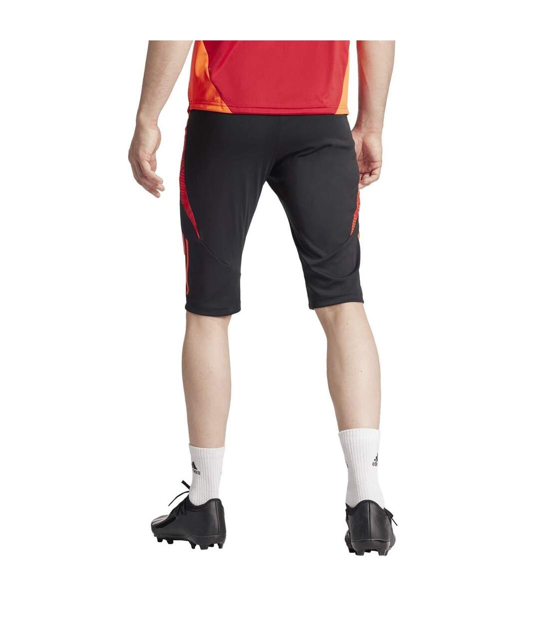 Short De Foot Tiro Homme Noir Orange Adidas-2