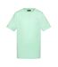 T-shirt vert clair homme schott tscrew-1