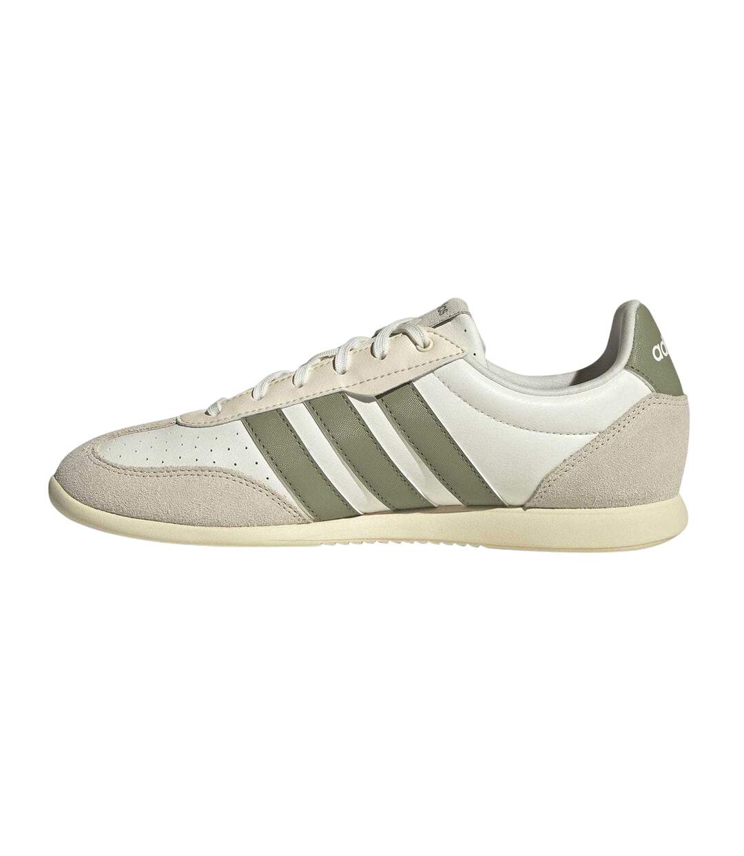 Womens/ladies Barreda Low Trainers Off White Green Adidas-3