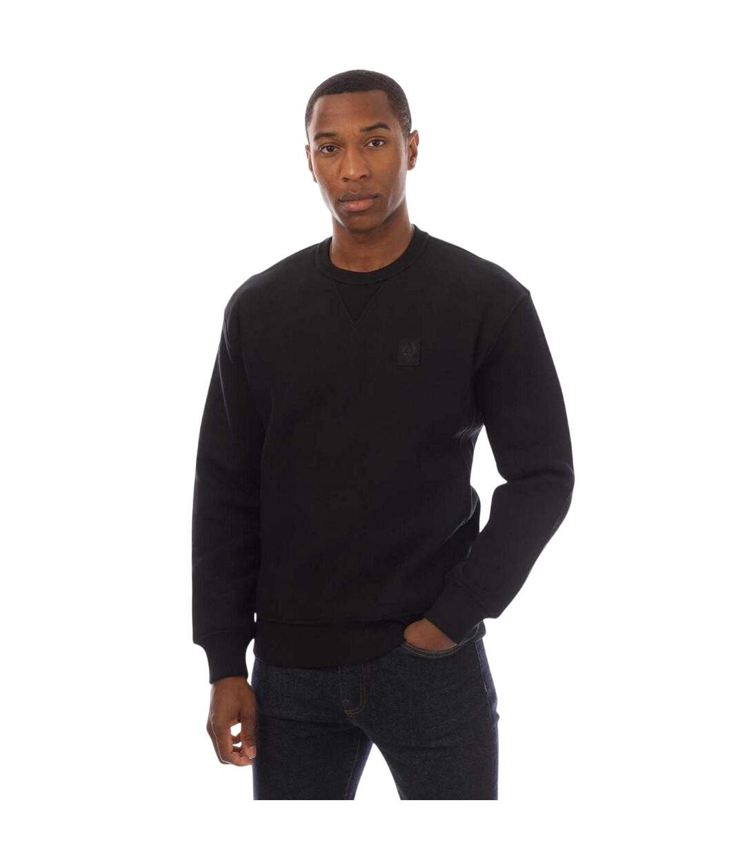 Sweat Hockley Homme Noir Belstaff-1