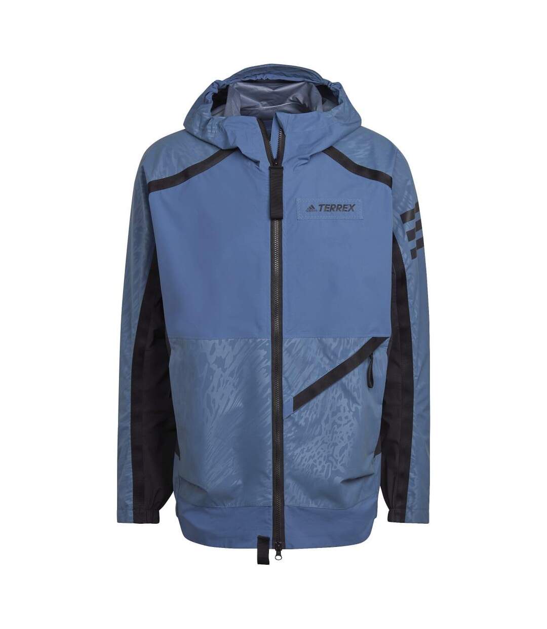 Mens Terrex Utilitas Waterproof Jacket Blue Adidas-1
