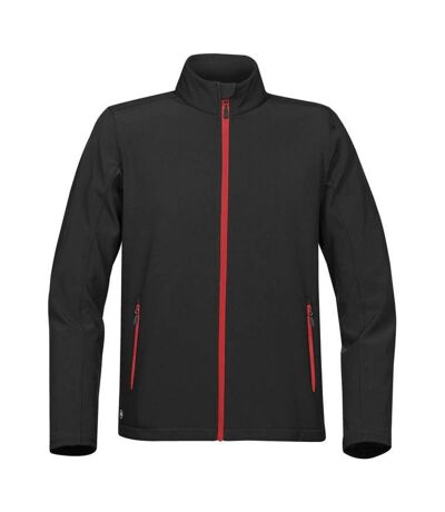 Stormtech Mens Orbiter Soft Shell Jacket (Black/Bright Red)