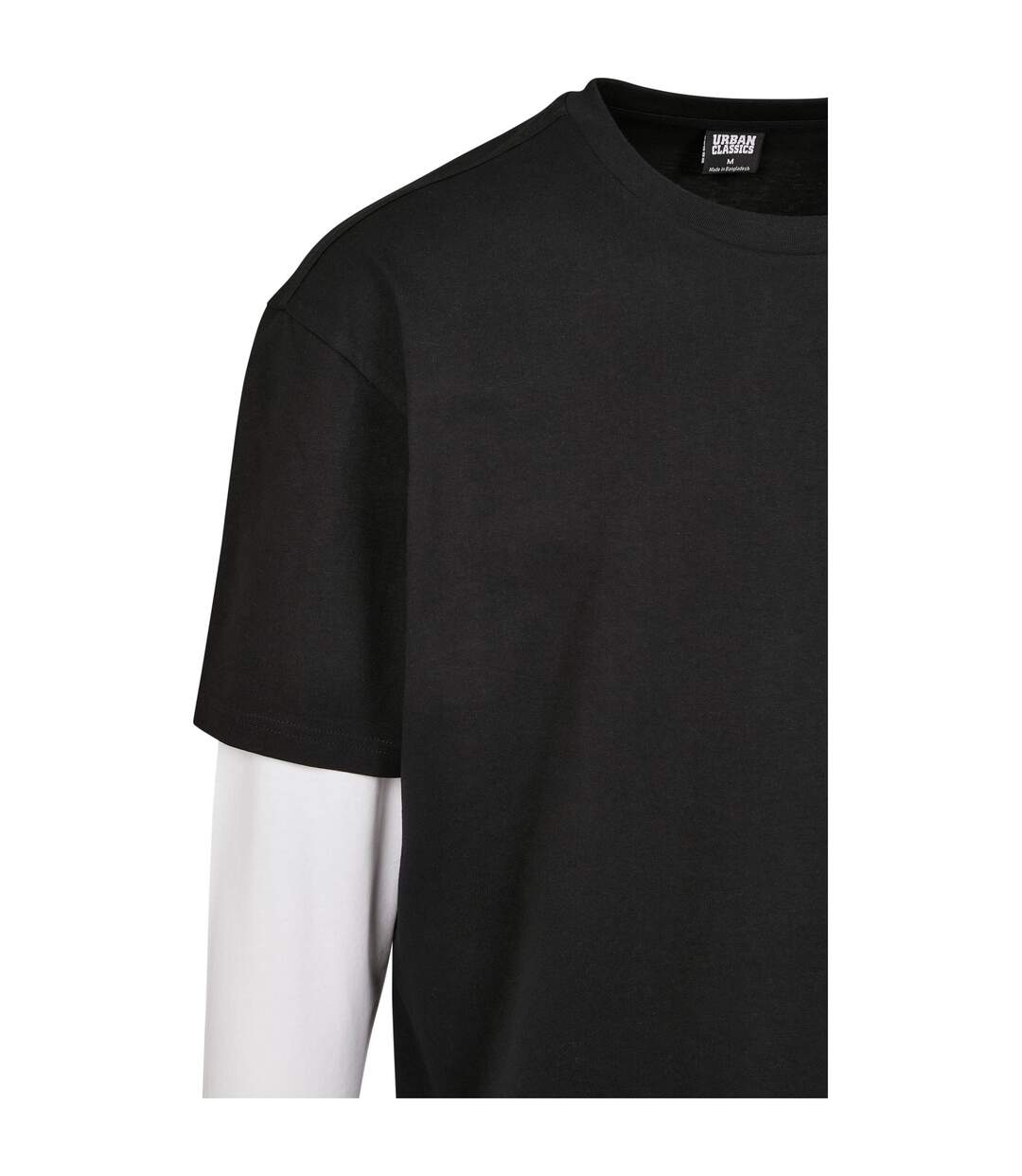 T-shirt Homme Noir Blanc Urban Classics-3
