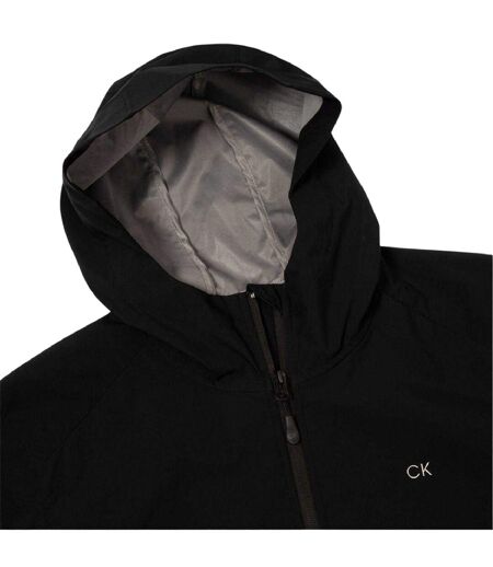 Mens Regular Long-sleeved Soft Shell Jacket Black Calvin Klein