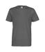 Mens Modern T-shirt Charcoal Cottover-1
