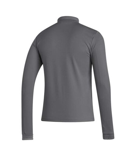 Mens Logo Polyester Track Top Grey Adidas