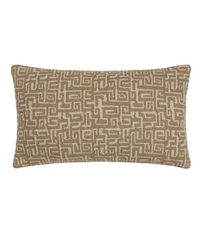 Thalia jacquard woven cushion cover 30cm x 50cm toffee/nougat Hoem