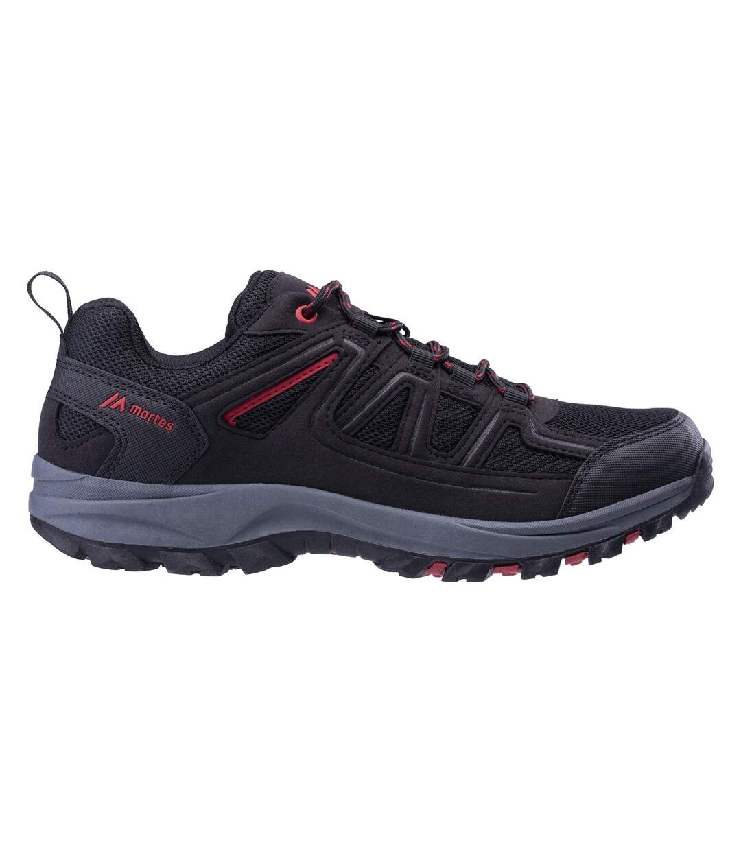 Chaussures De Randonnée Bacland Homme Noir Rouge Martes-3