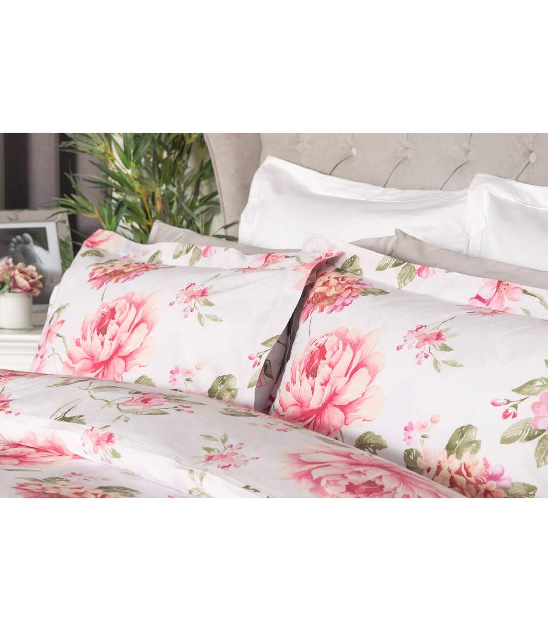 Saara duvet cover set blush Belledorm-2