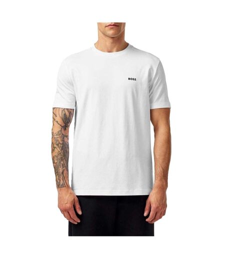 Mens Logo Regular T-shirt White Boss