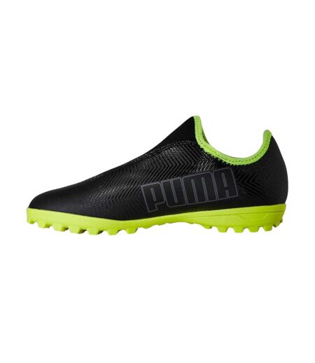 Mens Finesse Ll It Chevron Leather Football Astro Turf Trainers Black Puma