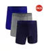 Boxers Performance Homme Bleu Roi Gris Acier Bleu Marine Under Armour-2