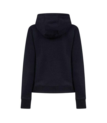 Sweat À Capuche Motif/style Ondulé Femme Bleu Marine SoulCal