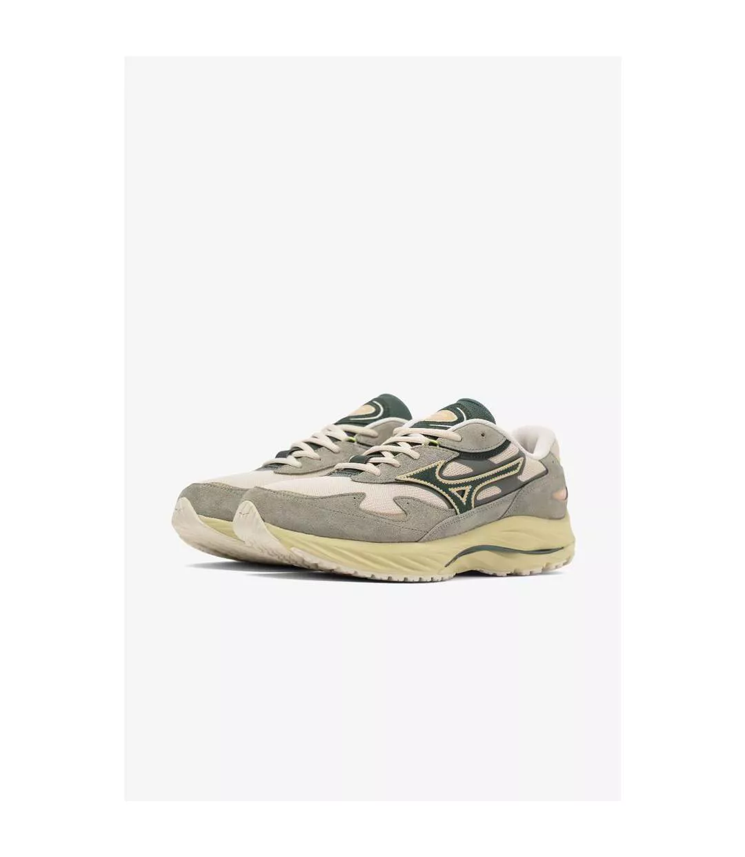 Baskets Wave Rider Beta Sportstyle Homme Blanc Vert Mizuno-4
