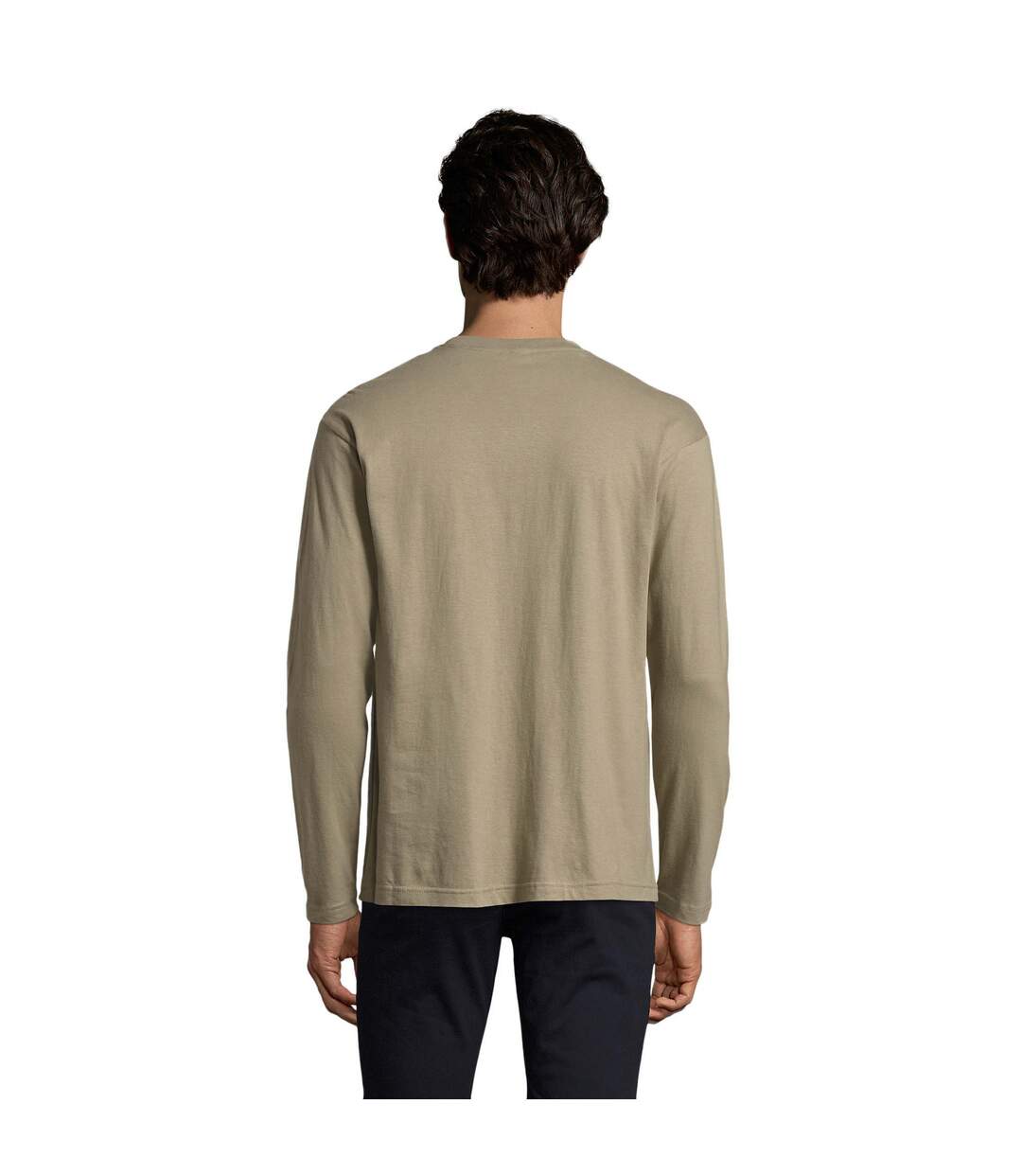 T-shirt Monarch Homme Vert Kaki SOLS-2