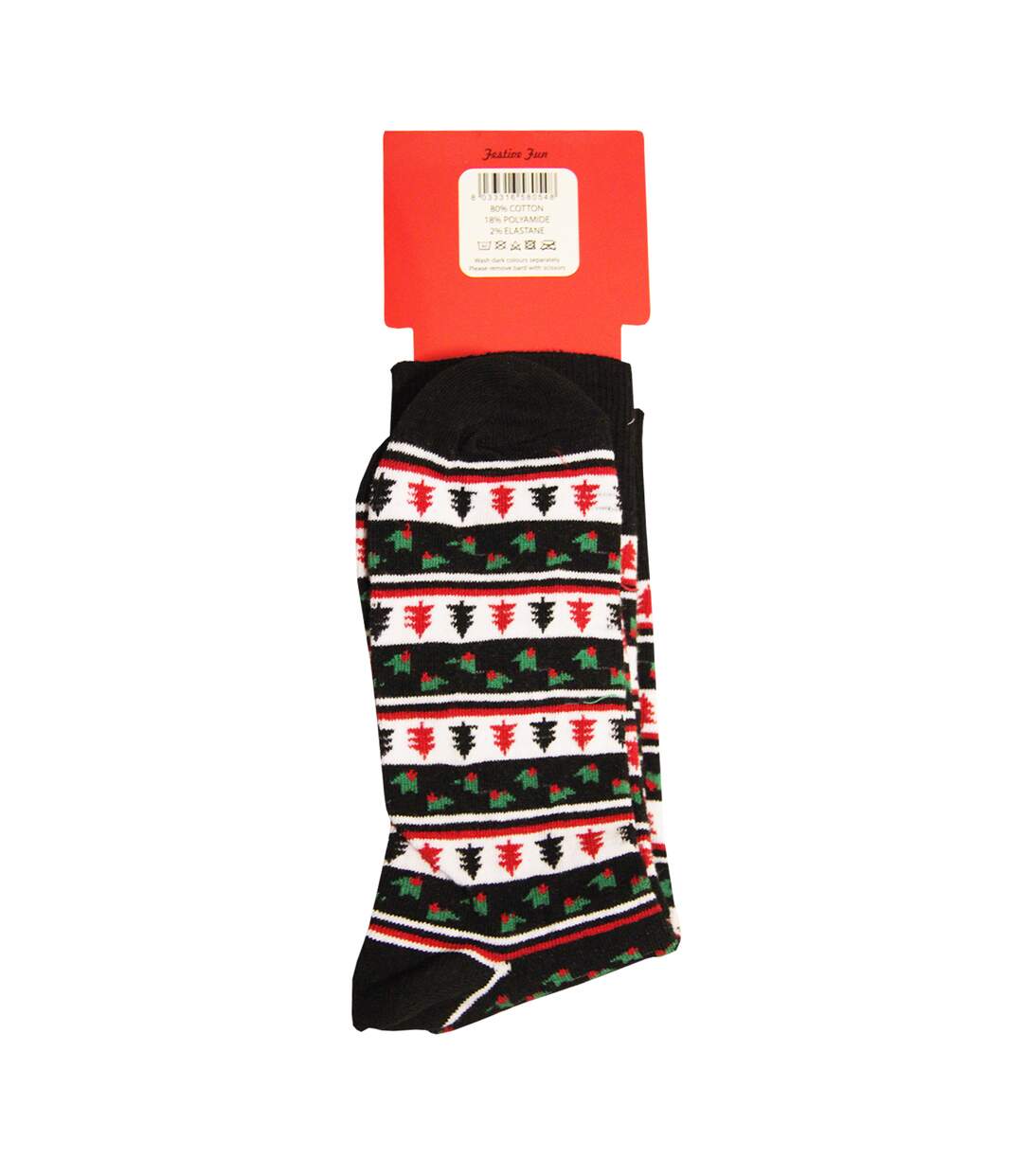 Mens novelty socks fairisle Festive Fun-2