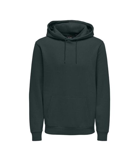 Sweat à capuche vert scarabée homme only & sons ceres