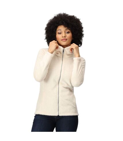 Regatta Womens/Ladies Heloise Eyelash Fleece Full Zip Fleece Jacket (Light Vanilla) - UTRG9271